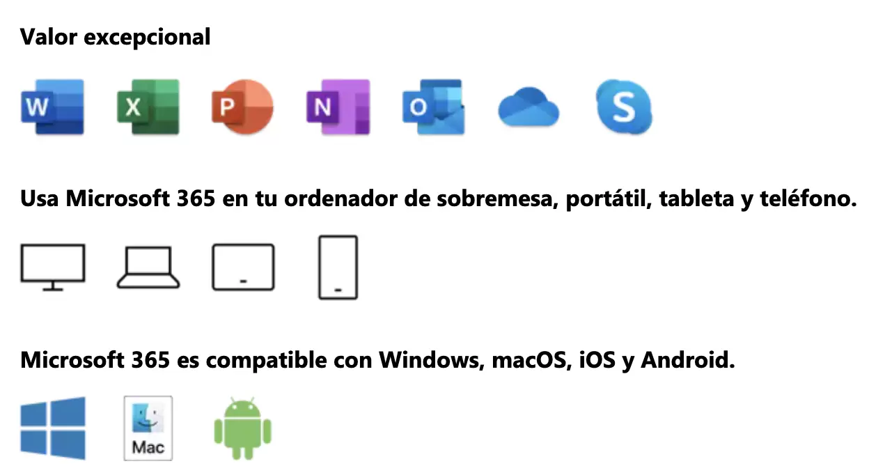 ✔️📲 Microsoft 365 Personal 1-PC/MAC + Tablet - suscripción 12 meses - Image 2