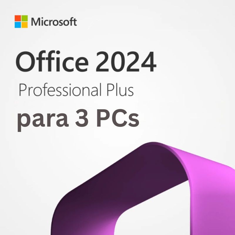 ✔️📲 Office 2024 Professional Plus para 3 PCs - Licencia Vitalicia