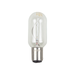Bombilla transparente de 120 Vca / 30 W de doble contacto