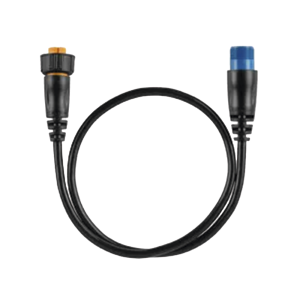 Cable adaptador para conectar un transductor de 8 pines con XID a un puerto de sonda de 12 pines a un dispositivo náutico compatible.
