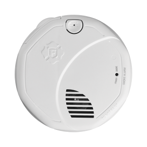 Alarma de Humo con Interconexión Inalámbrica / Advertencia de Voz con Ubicación / Sensor Fotoeléctrico / Baterías AA Reemplazables / 85 dB a 10 pies / Rango de Temperatura 4.4°C a 37.8°C / Cumple UL217