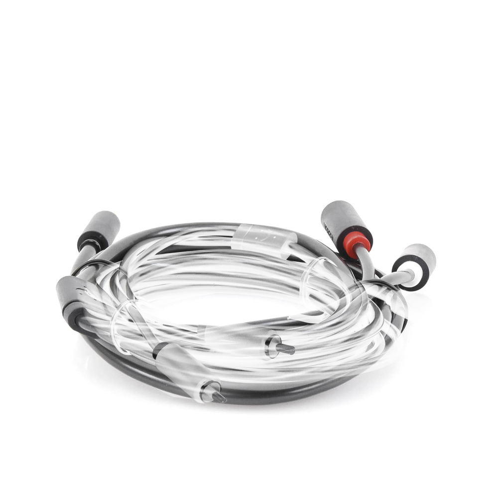Cable Adaptador de 3.5mm Macho a 2 RCA Macho / 3 Metros (9.84 Pies) / Color Gris / Blindaje M?ltiple / ABS / Alta Calidad - Image 6
