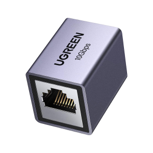 Acoplador STP (Extensor de Cable Ethernet RJ45) | 10Gbps | Blindado | Compatibilidad con Cat8 Cat7 Cat6 Cat5e | Hasta 100 Metros (328.08 Pies) | Aleaci?n de Aluminio