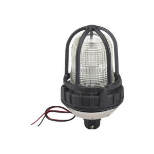 Luz estroboscópica para ubicaciones peligrosas, montaje tipo tubo, 12-24 VCD, Color Claro
