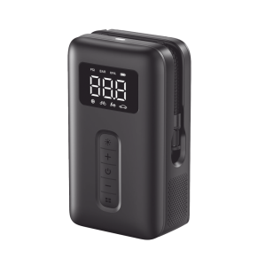 Inflador de Neumáticos | Compresor de Aire Portátil |  Bomba de Aire de 150 PSI | Flujo de Aire de 15L/Min | Con Batería Integrada | Cuenta con Luz LED | Ideal para coches, bicicletas, pelotas de motocicleta.