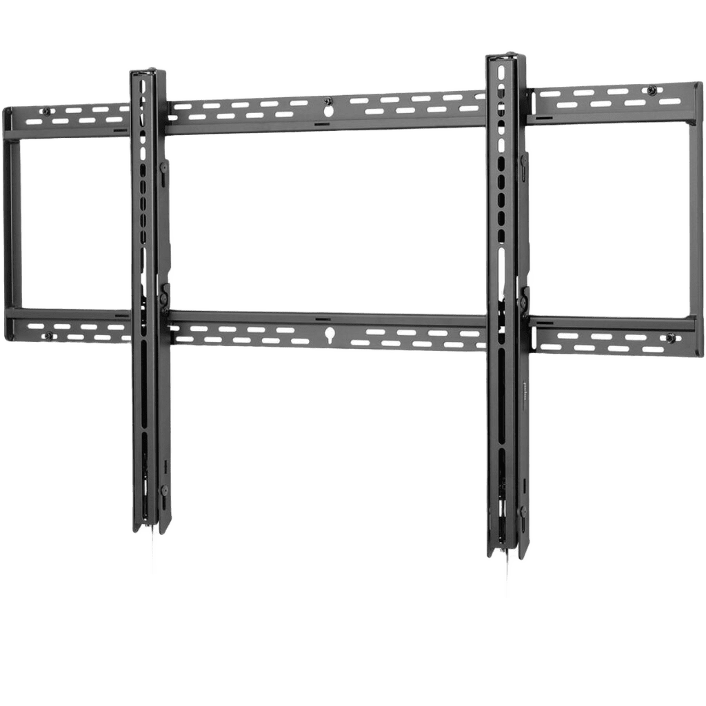 Montaje Universal Pantallas Planas 60"-98" / Capacidad 350 lb (158 kg) / Perfil Ultra Delgado 1.73" / Auto-Bloqueo sin Herramientas / Placa Abierta para Cableado / Incluye Kit de Montaje