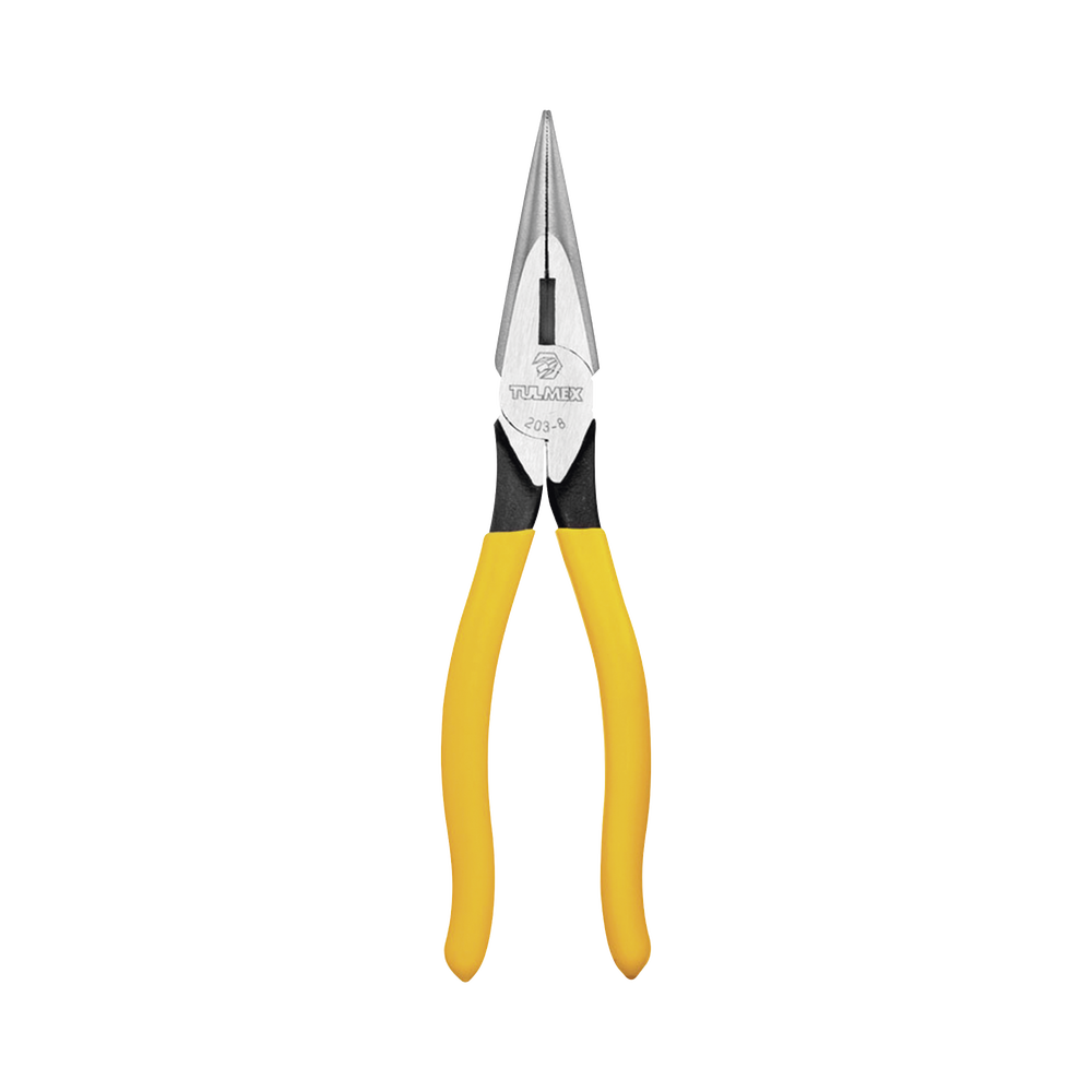 Pinza de Punta Cónica con Corte para Trabajo Pesado de 8 Pulgadas.