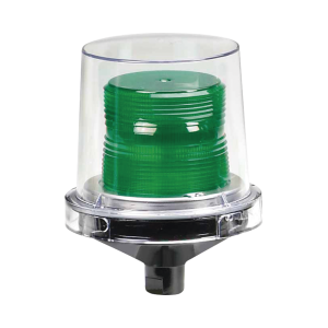 Luz de advertencia LED para ubicaciones peligrosas Electraray®, UL y cUL para Clase I, División 2, Grupos A, B, C y D; Clase II División 2, Grupos F y G; Clase III, 24 VCD, Color Verde
