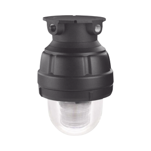 Luz estroboscópica a prueba de explosiones UL y cUL para Clase I, División 1, Grupo C y D; Clase I, División 2, Grupos A y B; Clase II, División 1, Grupos E, F y G; Clase III, 24 VCD, Color Claro, montaje no incluido