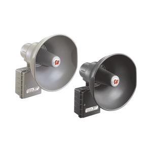 Altavoz amplificado 302GC SelecTone® de 30 W, para ubicaciones peligrosas Aprobado por CSFM y Listado por UL y cUL, 120 VCA