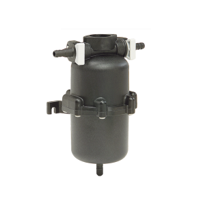Mini tanque acumulador con capacidad de hasta 0.65 litros.