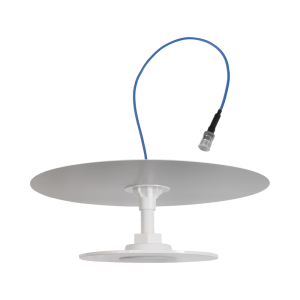 Antena Omnidireccional de Bajo Perfil Ultra Delgada con Reflector para Máxima Ganancia de 7dBi. Cubre bandas de celular 5G, 4G, 3G y WiFi de 608 a 2700 MHz.