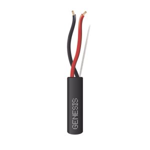 Carrete de Cable 305 Metros (1000 Pies) / 2 x 14 AWG Tipo FPL / Cable Direct Burial / Color Negro / Para Uso en Intemperie / Uso en Aplicaciones en Sistemas de Detecci?n de Incendio y Sistemas de Evacuaci?n