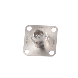 Conector N Hembra de Cambio Rápido / Wattmetro BIRD 43, 4304, 4 perforaciones a 18 mm, Níquel/ Plata/ Teflón.???