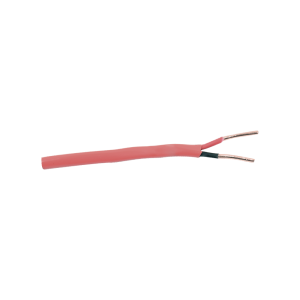 Carrete de Alambre de 305 Metros (1000 Pies) / 2 x 14 AWG / Riser / Tipo FPLR-CL3R / Color Rojo / Para Aplicaciones en Paneles de Detecci?n de Incendio y Sistemas de Evacuaci?n