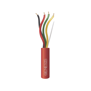 Carrete de 305 Metros (1000 Pies) de Alambre / 4 x 14 AWG / Riser / Tipo FPLR-CL3R / Resistente al Fuego / Color Rojo / Para Sistemas Contra Incendio o Sistemas de Evacuaci?n