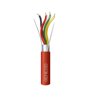 Carrete de 305 Metros (1000 Pies) de Alambre / 4 x 16 AWG / Blindado / Plenum / Tipo FPLP / Color Rojo / Para Aplicaciones en Sistemas de Detecci?n de Incendio y Sistemas de Evacuaci?n
