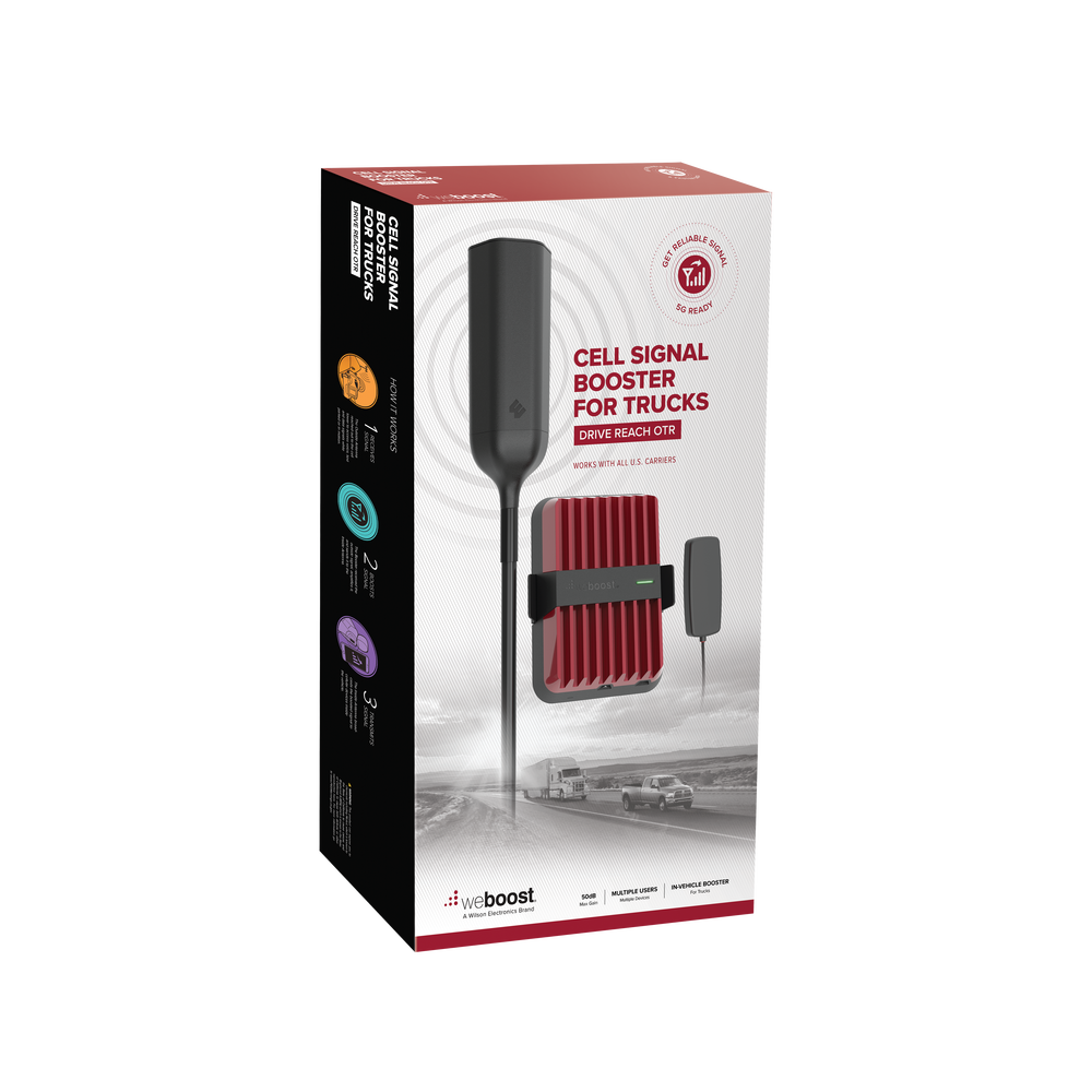 KIT Amplificador de Señal Celular 4G, 3G, VoLTE y Voz Convencional, Drive Reach OTR/ Especial para Tractocamión y Pick up Pesados/ Soporta múltiples dispositivos y compañías como Telcel, AT&T y Movistar a la vez. - Image 4