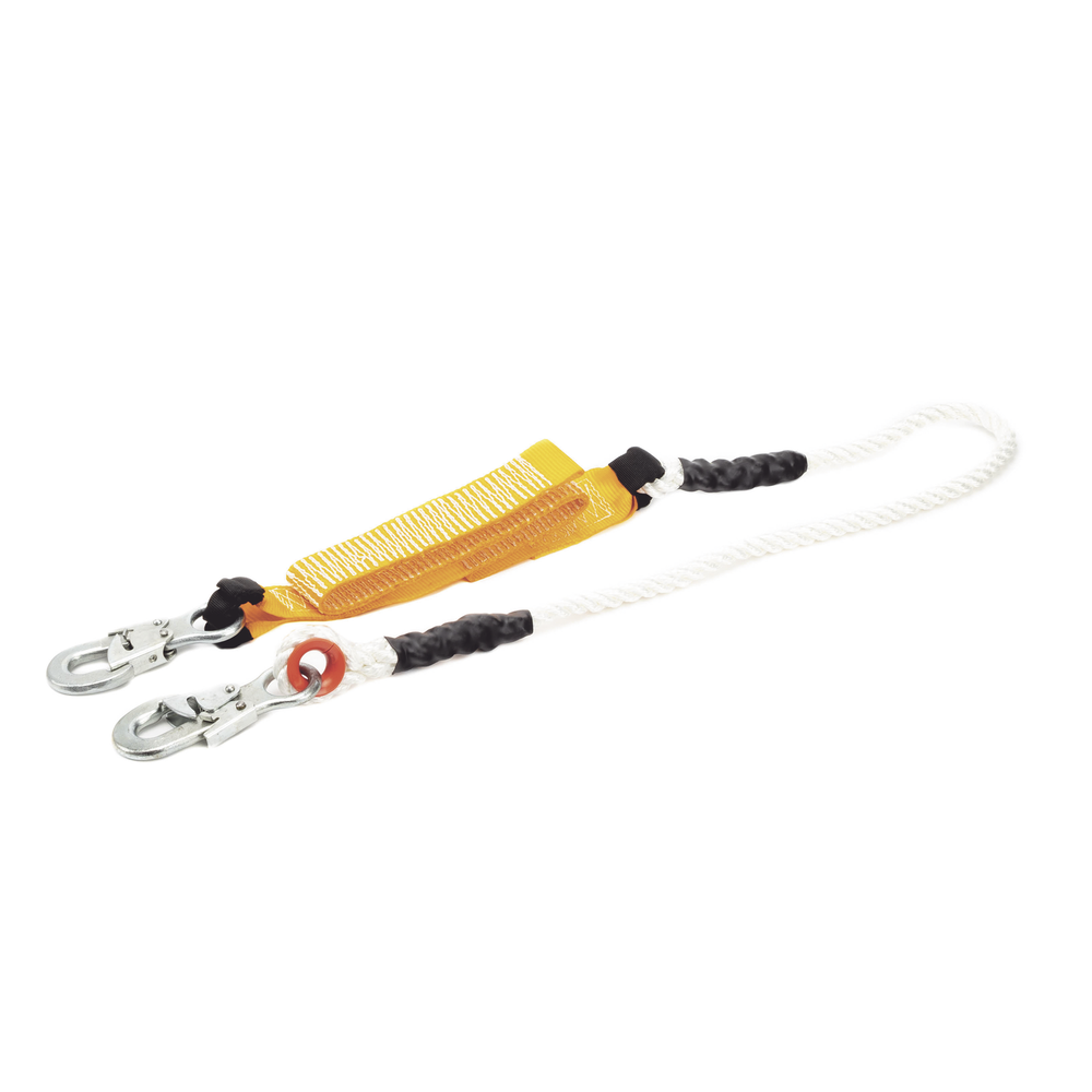 Amortiguador con Cable de Protección de Nylon y 2 Ganchos de Seguro Doble. - Image 3