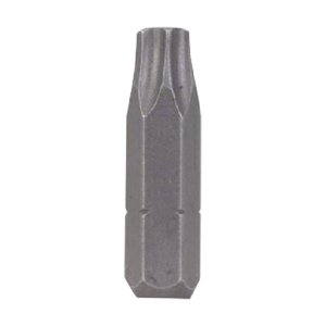 Punta torx tipo T6 hexagonal de 1/4” x 1” de largo