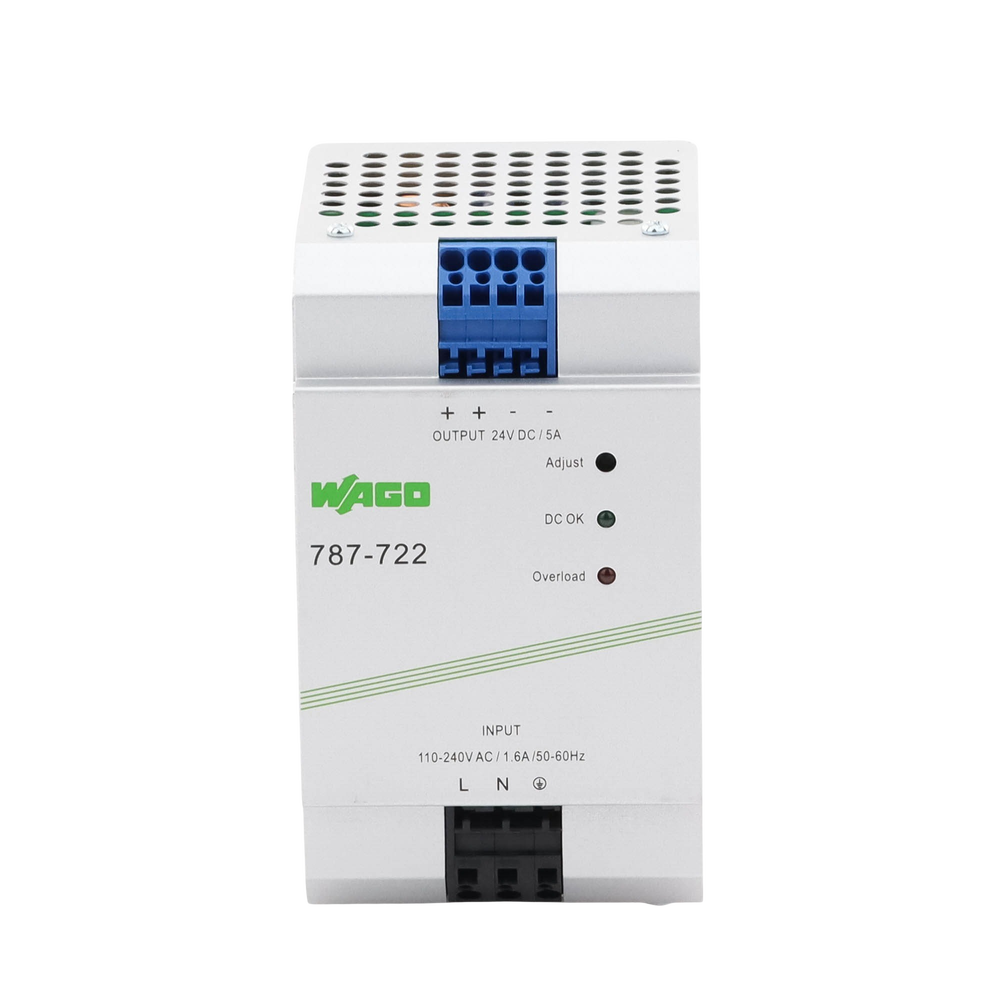 Fuente de Alimentación / 24V DC / 5A / 120W / PFC Activo / Montaje Carril DIN / IP20 / Conectores CAGE CLAMP® 4 mm² - Image 3