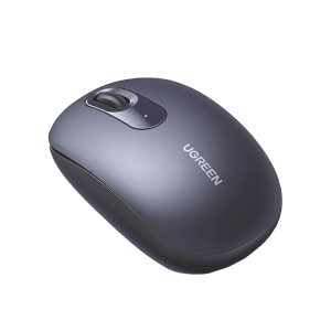Mouse Inalámbrico 2.4G 800/1200/1600/2400 DPI | Función de 3 botones | Alcance 10m | Silencioso | Ergonómico | Anti-caída y Anti-interferencias | Batería Alcalina AA incluida | Midnight Blue.