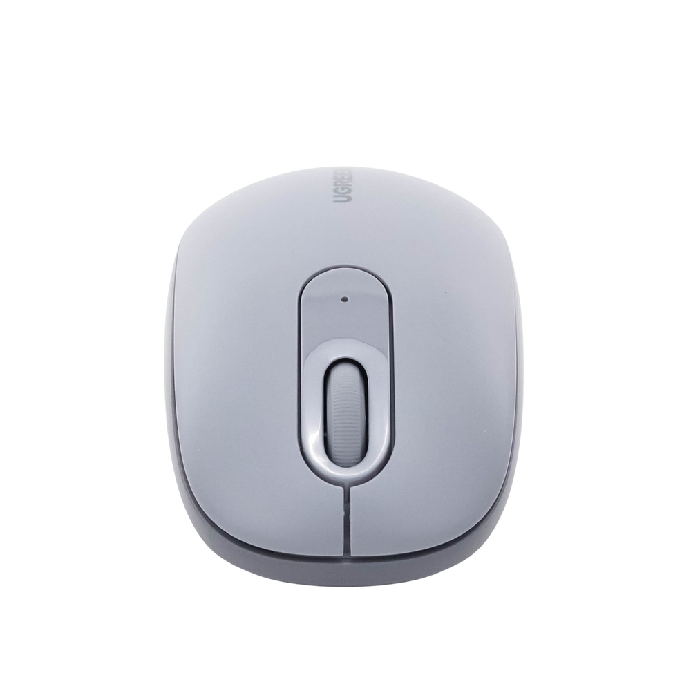 Mouse Inalámbrico 2.4G 800/1200/1600/2400 DPI | Función de 3 botones | Alcance 10m | Silencioso | Ergonómico | Anti-caída y Anti-interferencias | Batería Alcalina AA incluida | Color Grey. - Image 5