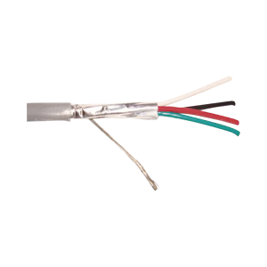 Cable 4 x 18 AWG / Blindado / 305 Metros (1000 Pies) / Riser / UL / Color Gris / Hecho en M?xico
