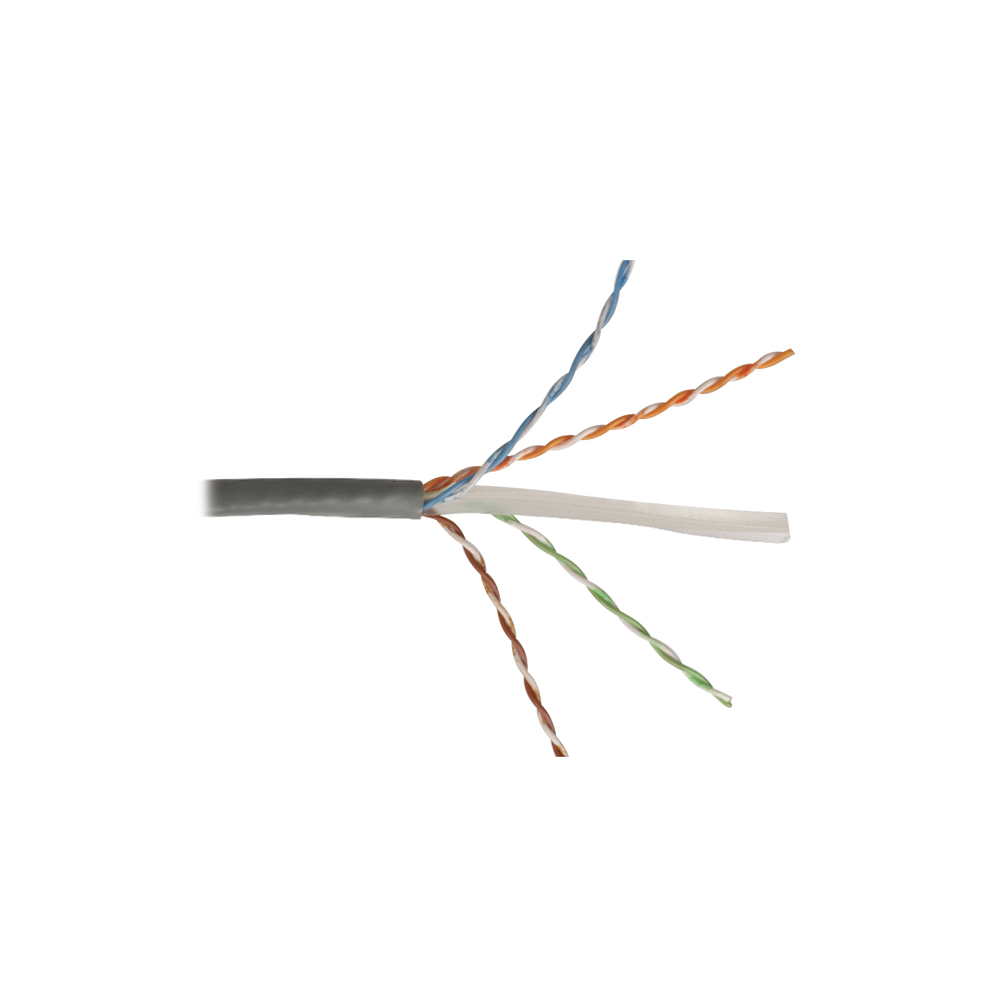 Bobina de Cable UTP Cat6, 23 AWG de 4 Pares, Alto Desempe?o, PVC (CMR), 305 Metros (1000 Pies) Reelex (Color: Gris) - Image 3