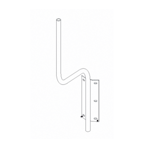 Soporte para montaje en poste compatible con linea de antenas OMNI-B