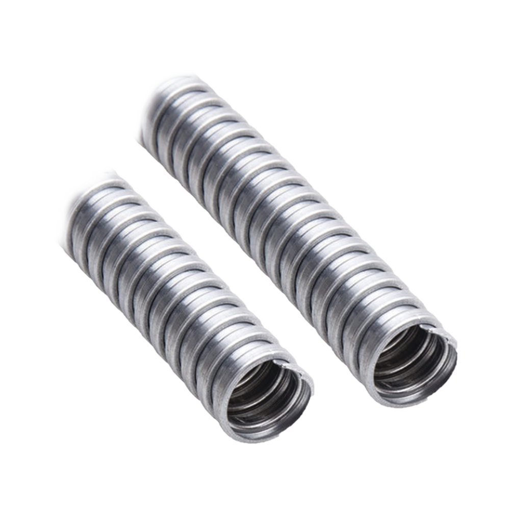 Tubo Flexible de 2 1/2" (63 mm) en Acero Galvanizado. Rollo con 10 m.