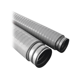 Tubo Flexible tipo Liquidtight de 3" (75 mm). Acero + Forro PVC. Rollo de 10 Metros.