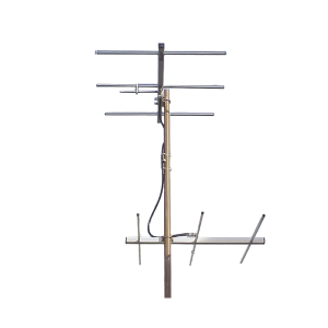 Juego de 2 antenas bidireccionales, 3 elementos, 3 dB, Canal 10