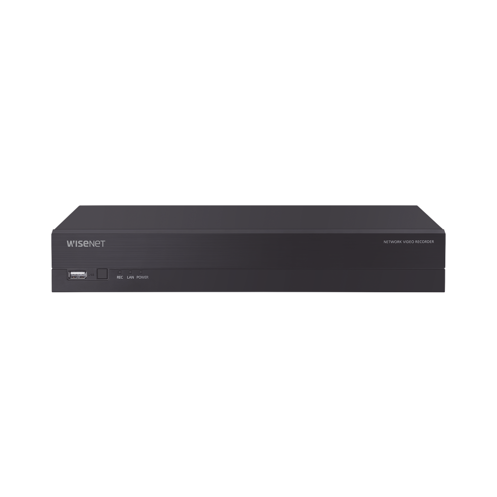 NVR 4 canales grabacion hasta 8MP / H.265, H.264 / P2P Wisenet / 4 puertos PoE Plug and play / soporta 1 disco duro (no incluido). - Image 3