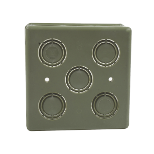 Caja Cuadrada  de 1/2" - 3/4" para PVC Conduti Pesado.