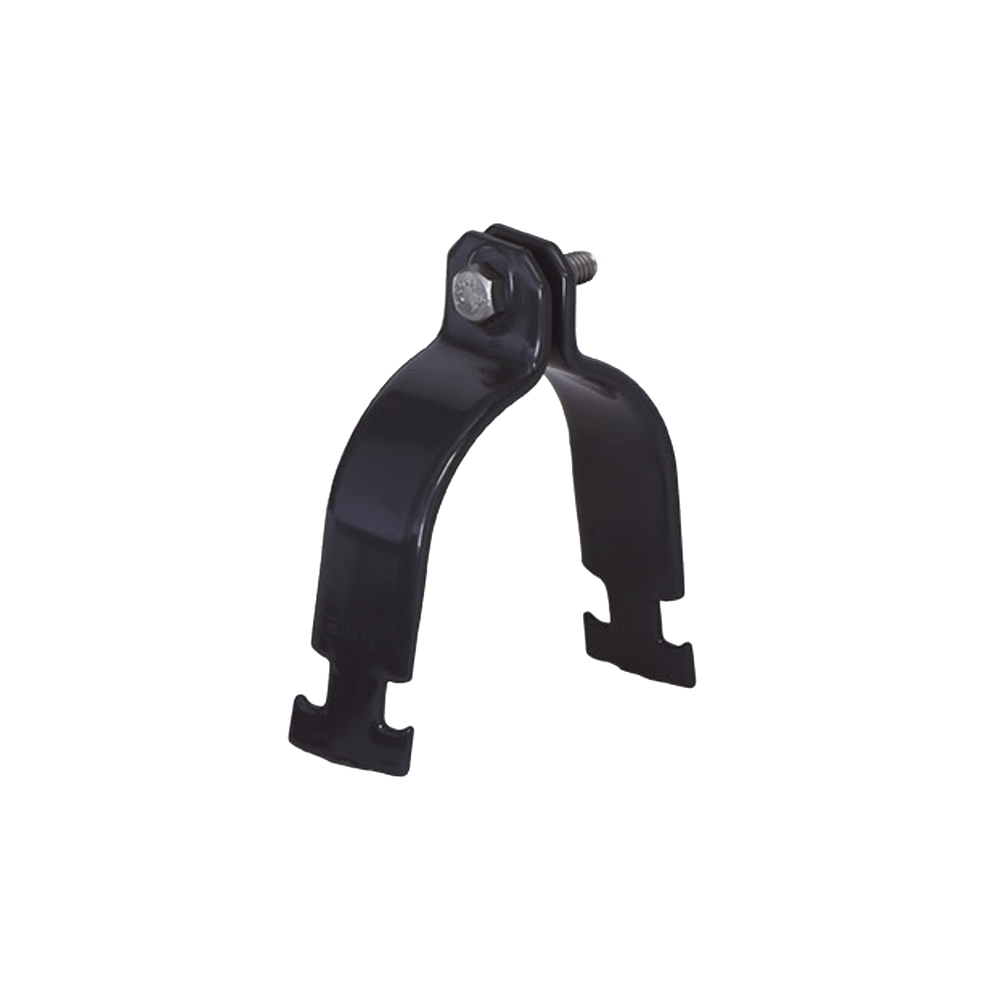 Abrazadera Unicanal con Recubrimiento de PVC de 1" (25.4 mm).