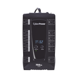 UPS de 750 VA/450 W, Topología Línea Interactiva, Entrada 120 Vca NEMA 5-15P, Tipo Gabinete Compacto, Con 12 Tomas NEMA 5-15R