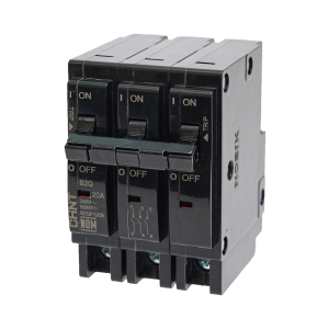 MCB - Interruptor Termomagnético Enchufable, Serie: B2Q, 3P, 15A, 240V (SKU:1002294)