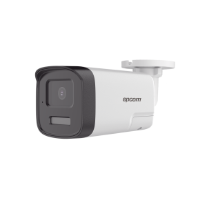 [Audio Bidireccional + Dual Light + ColorVu] Bala TURBOHD 4K (8 Megapixel) / Lente 2.8 mm / 40 mts IR EXIR + 40 mts Luz Blanca / Micrófono y Bocina Integrado / Exterior IP67 / Metal / dWDR