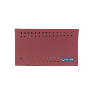 Gabinete para dos baterías de respaldo de 18 AH. Aplicaciones para sistemas de detección de incendio (FAS).