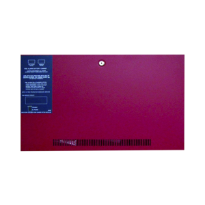 Gabinete para dos baterías de respaldo de 55 AH. Para aplicaciones en sistemas de detección de incendio (FAS).