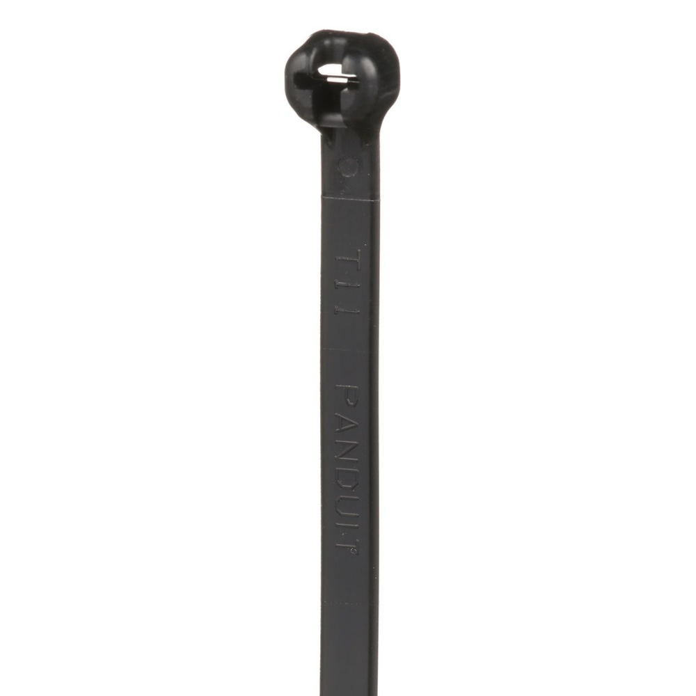 Cincho de Nylon 6.6 Dome-Top®, Con Lengüeta de Bloqueo de Acero Inoxidable, 203 mm largo x 4.7mm ancho, Color Negro, Exterior Resistente a Rayos UV, Paquete de 1000pz - Image 3