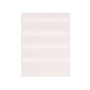 Hojas con 1000 Etiquetas para Impresora L?ser/Inyecci?n de Tinta, para Patch Panel, Face Plate o Cajas Superficiales, Para Identificaci?n 4 Puertos, Color Blanco