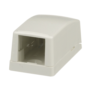 Caja de Montaje en Superficie, Para 1 M?dulo Mini-Com, Color Blanco Mate