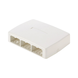 Caja de Montaje en Superficie, Para 6 M?dulos Mini-Com, Color Blanco