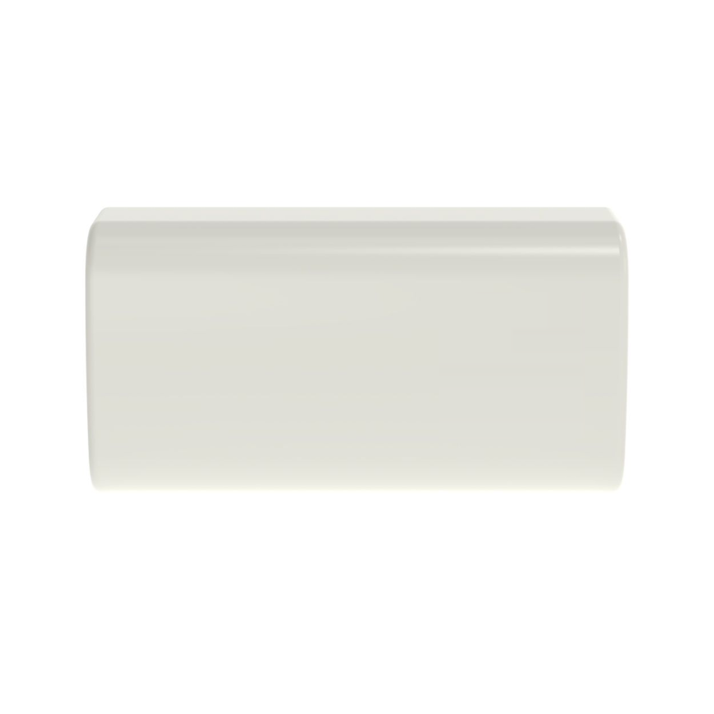 Unión recta, para uso con canaleta LD5, material ABS, Color Blanco Mate - Image 4