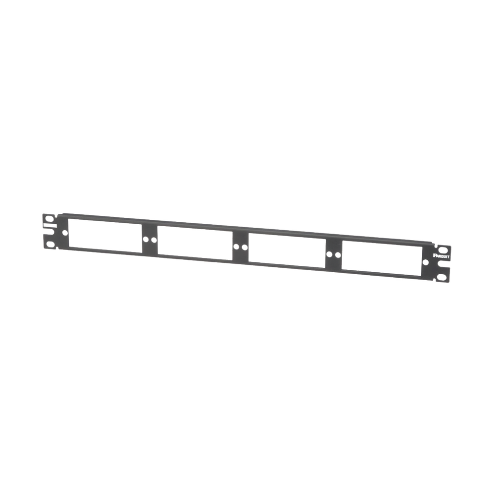 Patch Panel de Fibra ?ptica, Para 4 Placas Acopladoras FAP o FMP, Color Negro, 1UR - Image 3