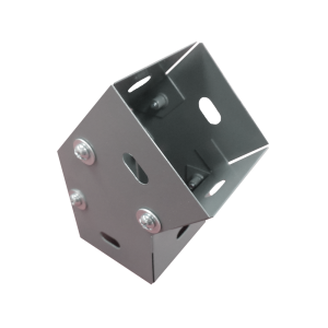 Derivación codo horizontal de 45 grados 100 X 100 mm, fabricado en lámina de acero al carbón