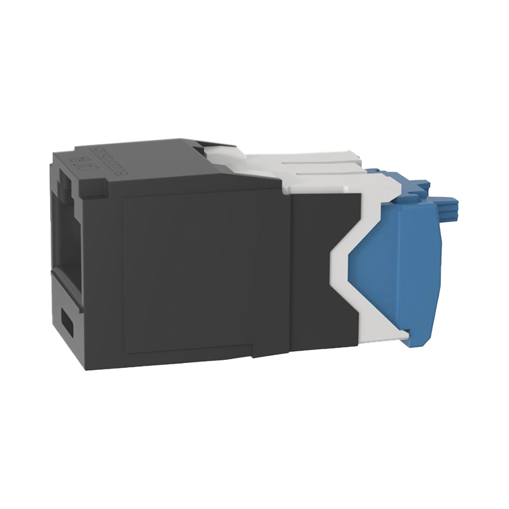 Conector Jack RJ45 Estilo TG, Mini-Com, Categor?a 6A, de 8 Posiciones y 8 Cables, Color Negro - Image 3