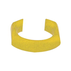 Clip de Identificaci?n para Patch Cord Siemon, Color Amarillo, Bolsa con 25 Piezas